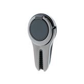 Car air vent phone holder with ring, black