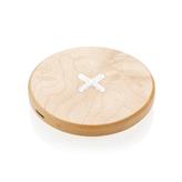 5W wood wireless charger, brown