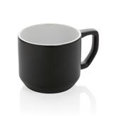 Ceramic modern mug, black
