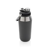 Vacuum stainless steel dual function lid bottle 1L, anthraci
