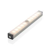 USB-oplaadbare bewegingssensor LED-licht medium, zilver