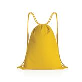 Impact AWARE™ snøre rygsæk i genanvendt bomuld 145gr, gul