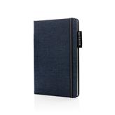 Deluxe A5 denim notebook, navy