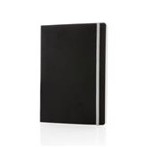Deluxe A5 fleksibel softcover notesbog med farvet kant, hvid