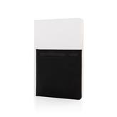 A5 Deluxe notebook with smart pockets, white