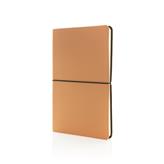 Modern deluxe softcover A5 notebook, brown