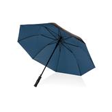 27" Impact AWARE™ RPET 190T tofarve auto åben paraply, blå
